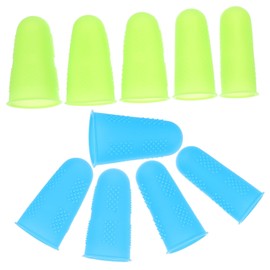 Baluue 3sets Gaming Finger Sleeve Non-slip Finger Covers Protection for Men Women 10pcs*3