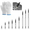 XdealCozyxc 9 Pcs High Magnetic Screwdriver Drill Bit Set, Anti