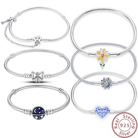 925 silver, star and moon bracelet, bracelet, simple and exquisite gift, fashionable bracelet braclet  business bracelet fashion bracelet:_PAB001_19