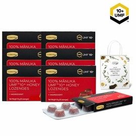 1. Lozenge Comvita UMF 10+ Pure Lozenge 6-pack (6 boxes) + shopping bag / 1.로젠지콤비타 UMF 10+ 퓨어로젠지 6입 6박스+쇼핑백