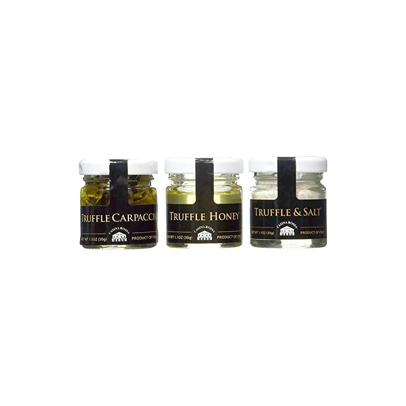 Casina Rossa Truffles Trio Pack: Truffle Carpaccio - Truffle Honey