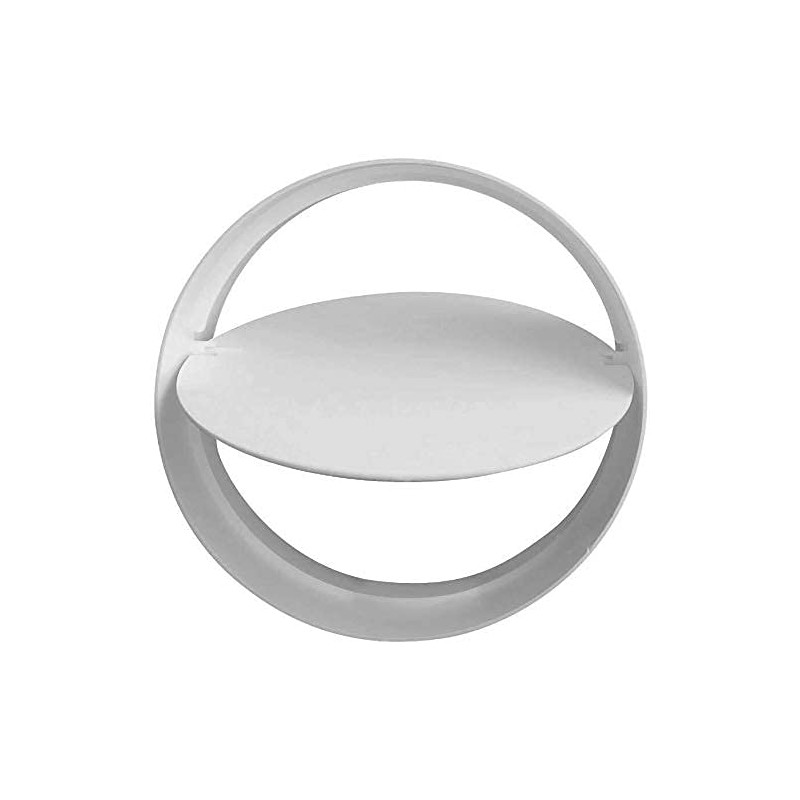 NESVENT Connector with Backdraught Shutter 100mm - 4 inch Non-Return