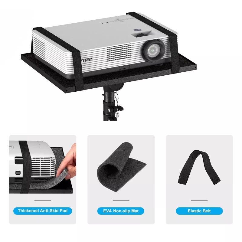 DECOSIS Projector Stand Tripod, Laptop Tripod Stand Adjustable Height from