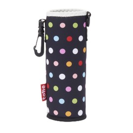 tone TC-27 Standing Bottle Cover, Shoulder 16.9 fl oz (500 ml), Water Bottle Cover, Water Bottle, Heat Retention, Case Bottle, Pouch, Thermos, Zojirushi, Tiger Thermos (Dot Black, Medium)