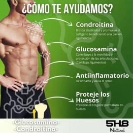 5h8 Glucosaminacondroitinamsm 5h8 90 Cpsulas Sin Sabo Sabor Sin sabor                                                                                 
