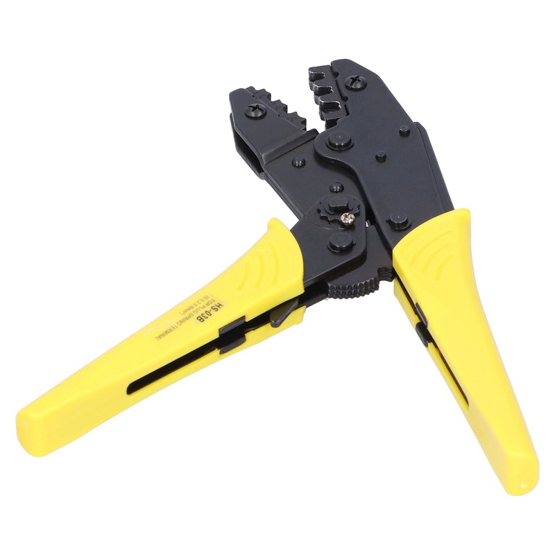 HS03B 1.56.0mm EuropeanType Ratchet Crimping Pliers High Carbon Steel Hand