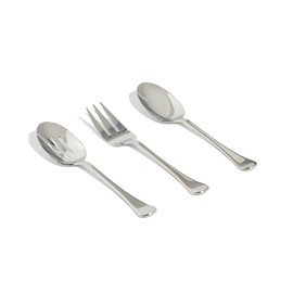 Made In Cookware - Stainless Steel - Serving Utensil Set - Fork, Spoon, Slotted Spoon - Dishwasher Safe