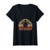 Womens Save the Turtles -Vintage Style V-Neck T-Shirt
