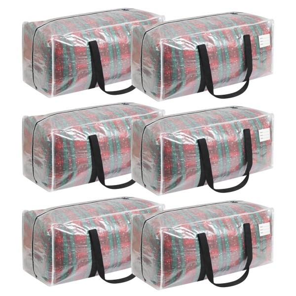Vtsvts Heavy Duty Moving Bags, 6 Pack with Full Wrap