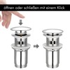 KES S2019A-CH Drain Fitting Sink with Overflow Sink Plug Pop