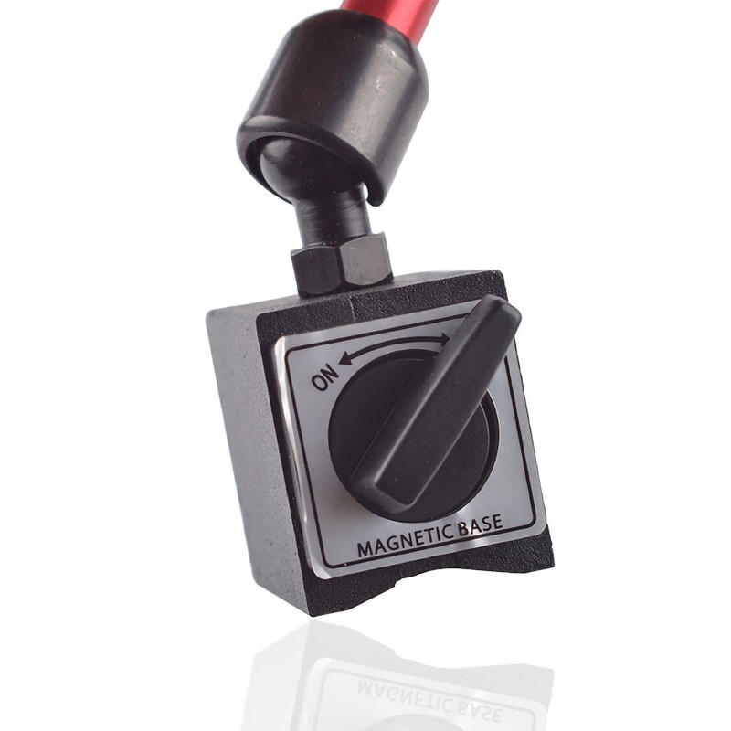 Dial Indicator Holder Magnetic Metal Base Stand Universal Flexible Adjustable