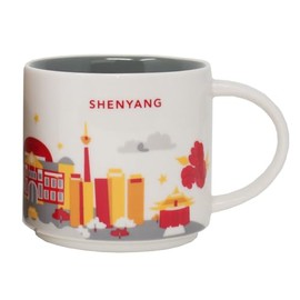 Starbucks You Are Here Series Shenyang Ceramic Mug, 14 Oz