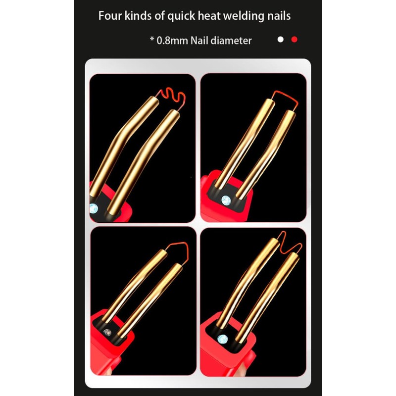 Wrdlosy 220W Plastic Welder, Multipurpose Fit, Plastic Welding Kit, Quick