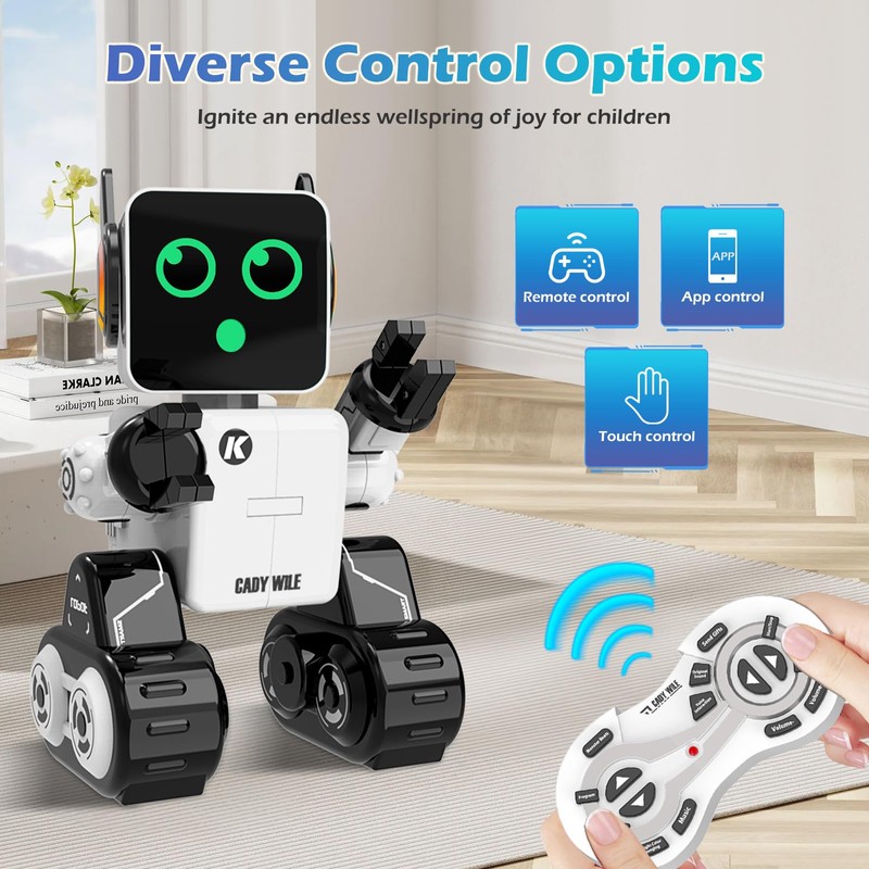 Anysun Robot Toy for Children, Intelligent RC Robot with Touch,