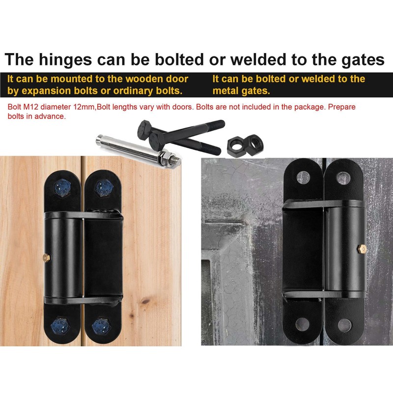 Heavy Duty Gate Hinge - 1100 Lbs Max Load, 180°