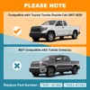 JDMON Roof Drip Molding Weatherstrip Compatible with Toyota Tundra Double