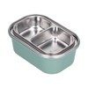 1.2L Stainless Steel Bento Box Doublelayer LeakProof Sealed Food Container