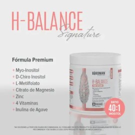 Birdman H - Balance | Myo Inositol y D-chiro Inositol, Magnesio, Vitaminas Y Zinc | Fórmula Premium Sin Aditivos | Sin Sabor | 30 Porciones