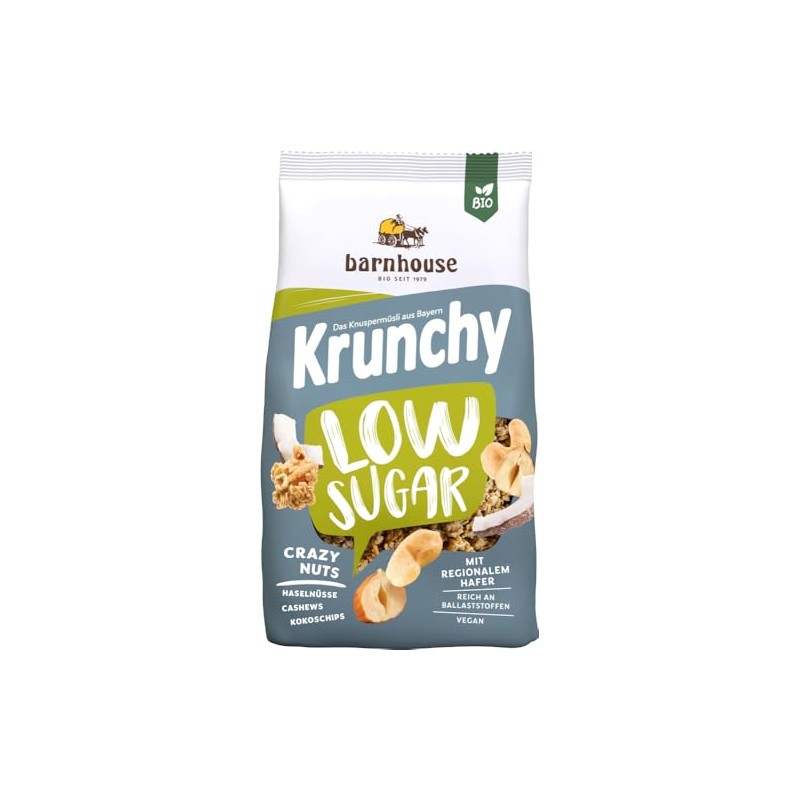 Krunchy Low Sugar Crazy Nuts 2 x 375 g