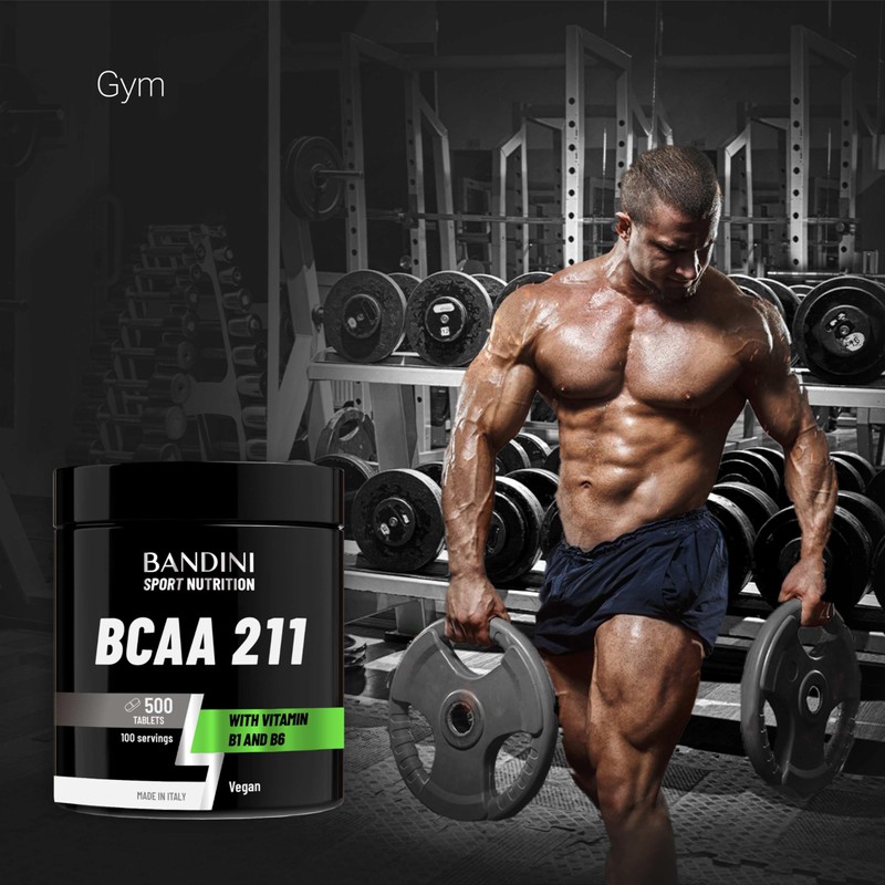 Bandini® BCAA 2:1:1 3000mg per Serving | 500 Vegan Tablets