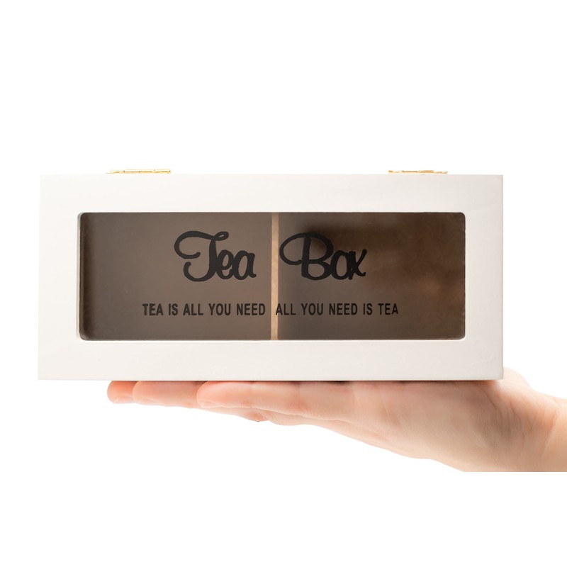 Wooden Tea Box with 2 Tea Boxes 18 x 8