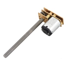 DC 12V Gear Motor 1024GA20 Thread Flip N20 Gear Motor M4 x 55mm Shaft(12V 200RPM)