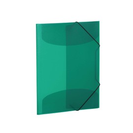 HERMA HERMA Sammelmappe A4 Grün Transluzent, Eckspanner-Mappe aus Kunststoff mit Gummizug und Innenklappen für Kinder, Jungen und Mädchen