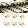 100Pcs Binder Clips Hollow Penguin Shape Sturdy Metal Small Binder