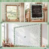 Tenceur Greenery Bulletin Board Border Decoration, 65 ft, Eucalyptus