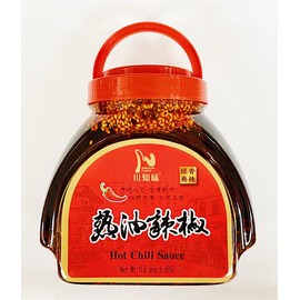 Chili Sauce,Szechuan Flavor Hot Chili Sauce, Traditional Recipe, 1 LB 8.69 OZ 熟油辣椒