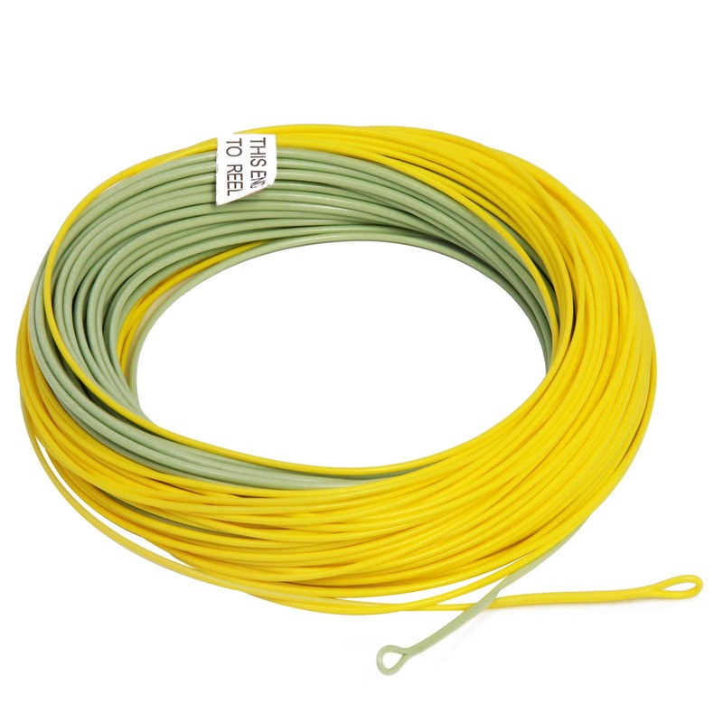 ANGLER DREAM Gold Fly Line 90FT Weight Forward Floating 7WT