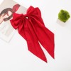 Tiardey 2 Pieces Big Bow Hair Clips Soft Silky Satin