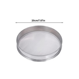 Stainless Steel Herbal Pollen Extractor, Stainless Steel Sieve, Flour Sieve, Rice Sample Sieve, Sesame Pollen Sieve, 150 Mesh Flour Sieve, Stackable Stainless Steel Sieve for Kitchen, Flour, Rice,