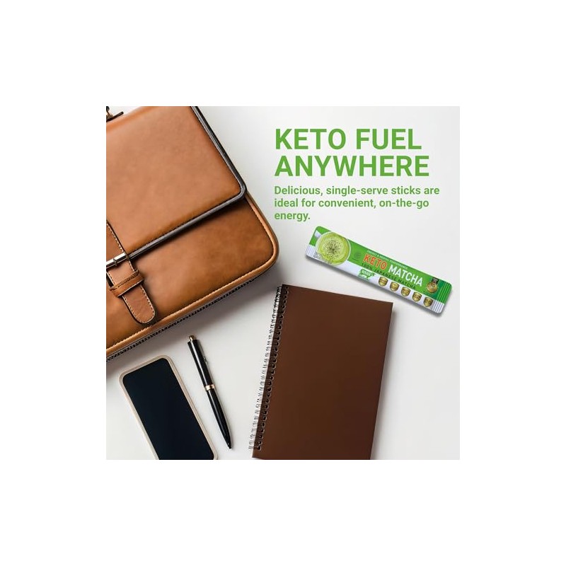 Harmony Keto Matcha - Sugar Free Latte Powder Stick Packets