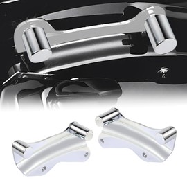 4 Point Docking Hardware Kit With Covers Compatible For Harley Touring Street Glide Electra Glide Road Glide Road King 2014-2023 (Chrome, 4Point Docking Hardware Kit With Docking Bolt Caps)