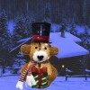 Unbranded 2FT Christmas Brown Plush Brown Bear 60 LED Warm