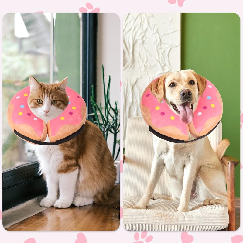 Niuoppy Inflatable Dog & Cat Collar - Protective Recovery Collar,
