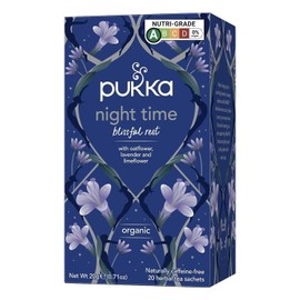 Pukka Organic Night Time 20 Herbal Tea Bags 20g