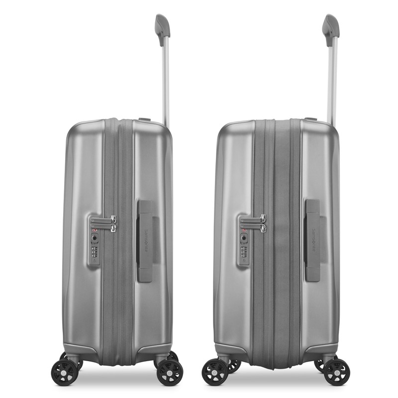 Samsonite Uplift Hardside, Silver Shimmer, Carry-On 19-Inch