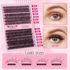 Lash Clusters Kit 280 Pcs Cluster Lashes 30D+40D Lash Extension