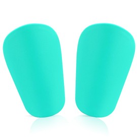 1 Pair Mini Shin Pads Football, Small Shin Pads Football, Mini Shin Pads Men, Mini Shin Pads for Children, Boys, Adults (Green)