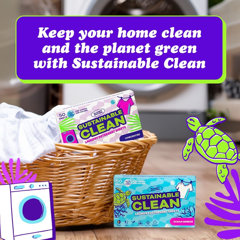 Planet Brands Laundry Detergent Sheets - Made in Sweden, Up