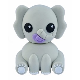 Ulticool - Elephant 32 GB - Baby with Dummy - USB Flash Drive - Original Unique USB Stick - Memory Stick Data Storage - Stick - Grey / Purple