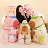 champracer Capybara Cuddly Toy, Water Pig Plush Toy, Kawaii Summer