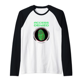 Cyber Security - Access Denied Raglan Baseball Tee