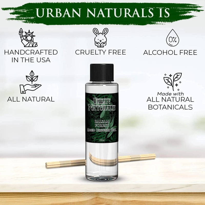 Urban Naturals Balsam Forest Oil Reed Diffuser 4 oz/1 Pack,