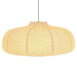 Hytsoeee (22.05Inch) Large Paper Lantern, White Pumpkin Paper Lamp Shade, Handmade Folding Hanging Paper Lamp Shade, Suitable for Indoor Ceiling Light Decor (22.05)