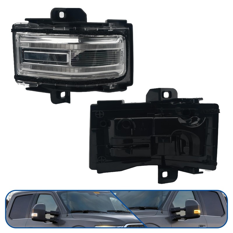 RARAYC Right Side Tow Mirror Compatible with Ford F-150 F250