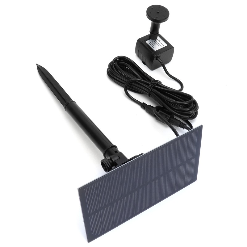 Solar Powered Fountain Outdoor Square 5V Floating Bird Bath Fountain