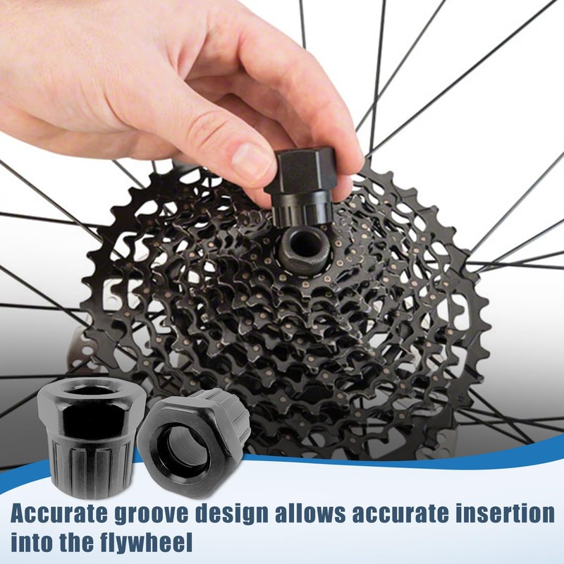Lechengjia Pack of 4 Bicycle Cassette Tool for Removing Cassettes